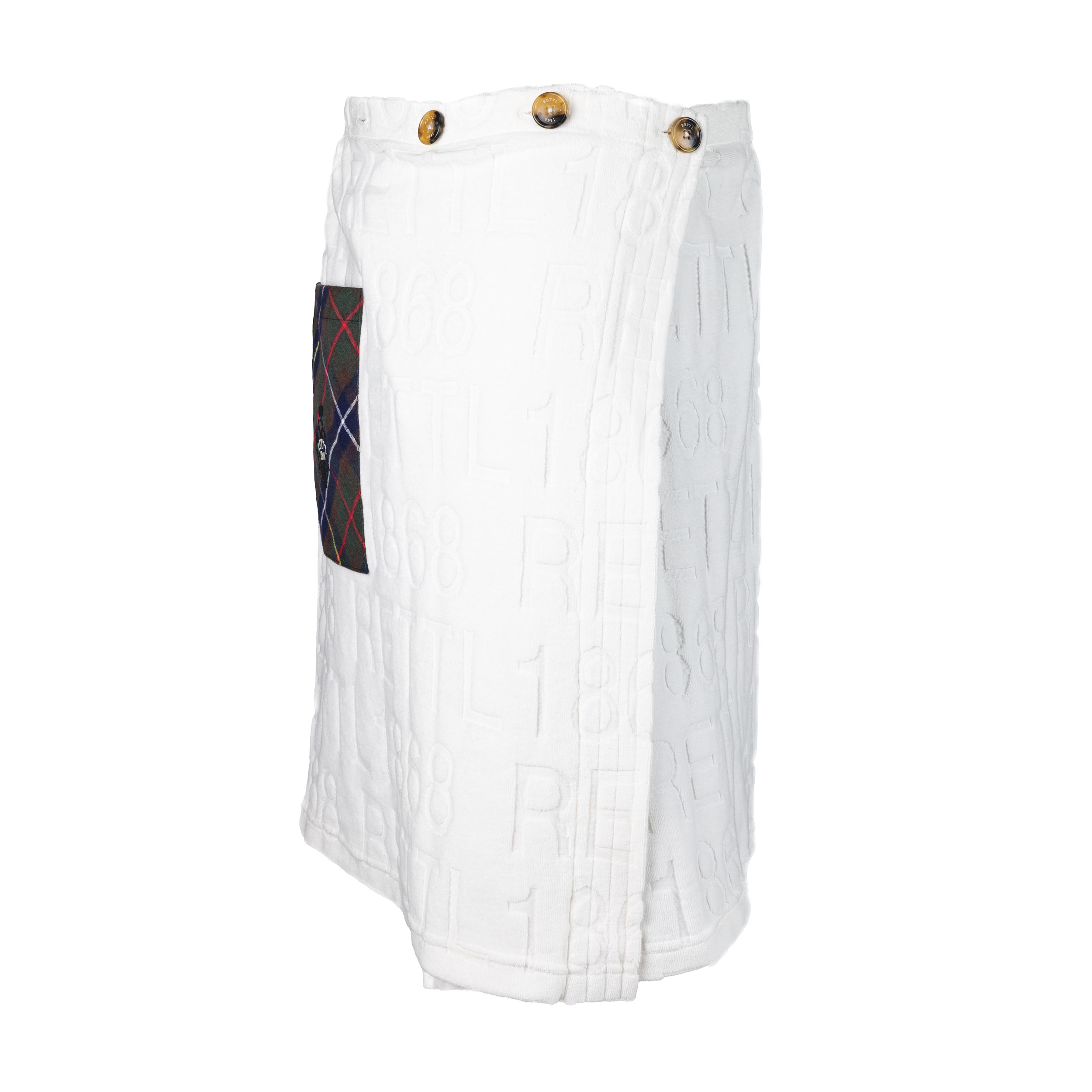 Rettl Sauna-Kilt Herren Baumwolle mit Klett