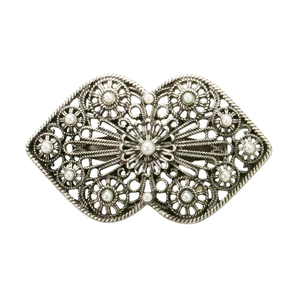 Alpenflüstern DAHEIM Lissy API077 Blusenbrosche antik-silber