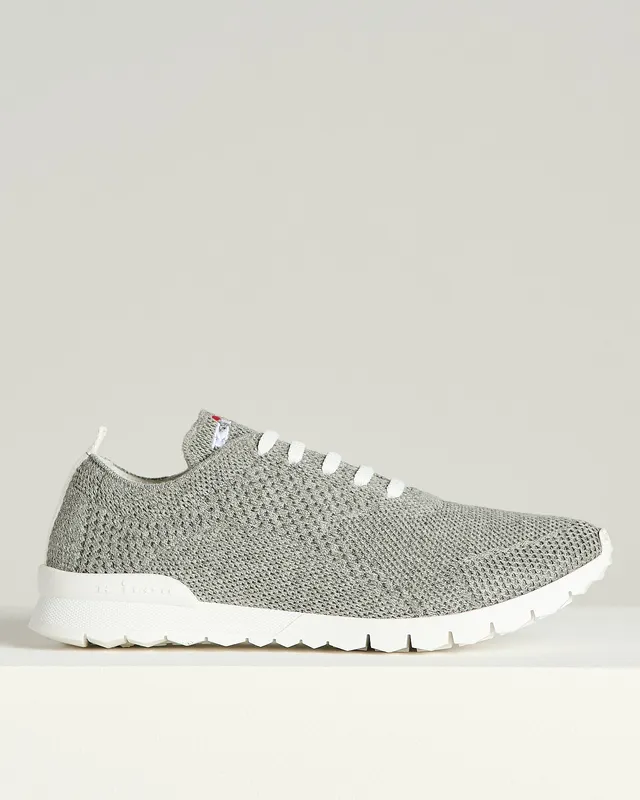 Kiton Shoes Graue Cashmere Sneaker Kaschmir Gr 43