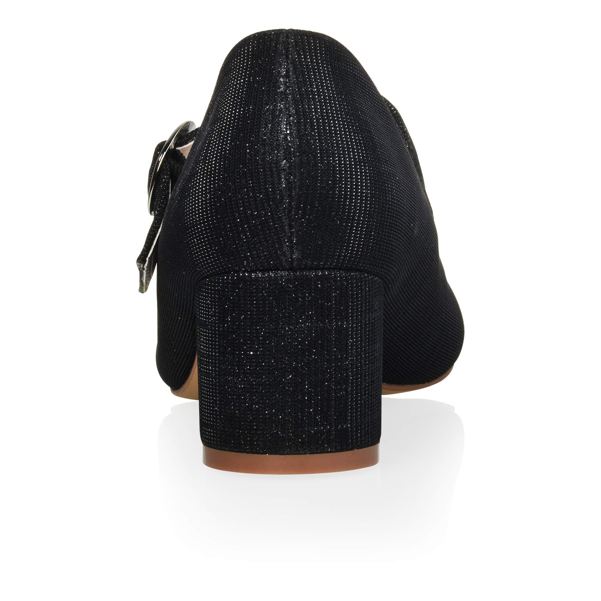 Rainbow Club Luxe Collection Annemarie Pumps Black Metallic Block