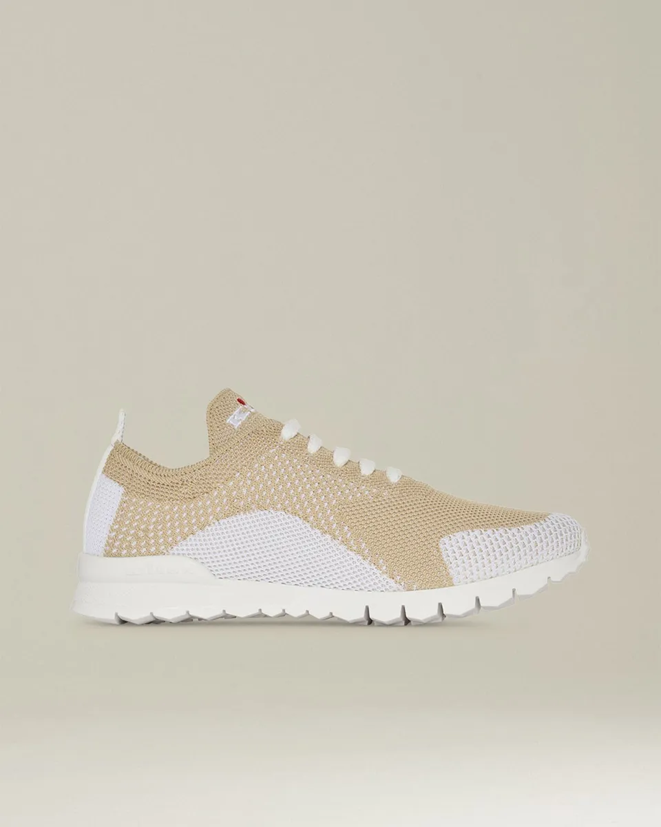 Kiton Fit Sneakers Two-Tone Sneaker Strick zweifbg