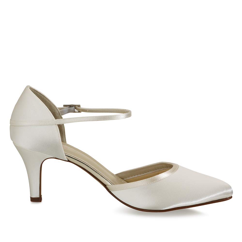 Rainbow Club Timeless Dewi Pumps Ivory Satin Bliss 38,5