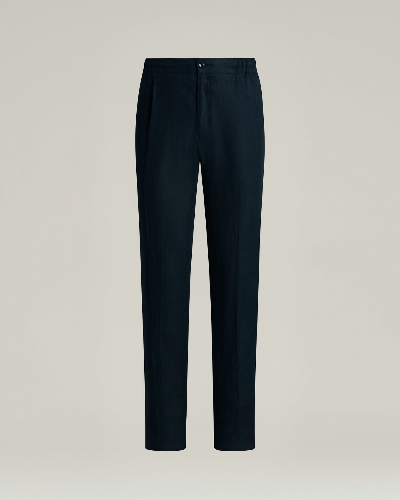 Kiton Trousers Leinenhose navy Comfort Fit