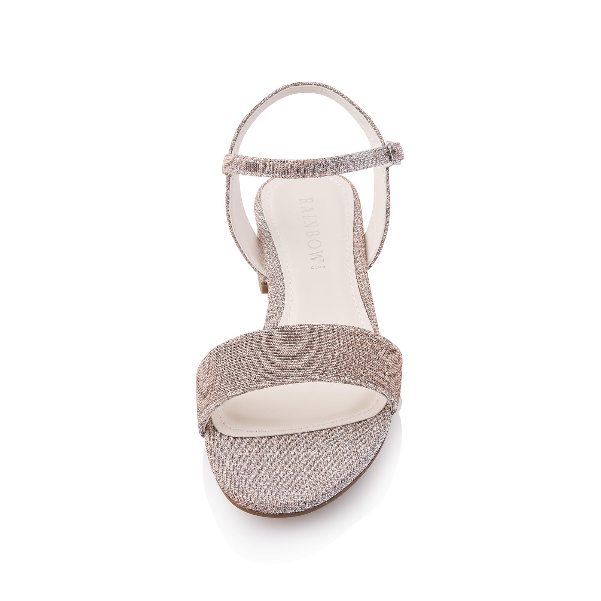 Rainbow Club Salli Braut Sandale Rose Metallic 3 cm Gr.36-41