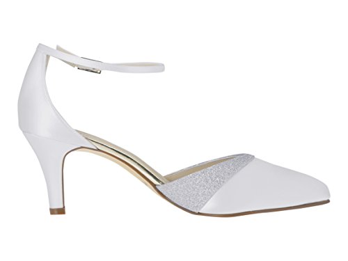 Rainbow Club Embellished Lisan Pumps weiß Glitzer 6,5cm