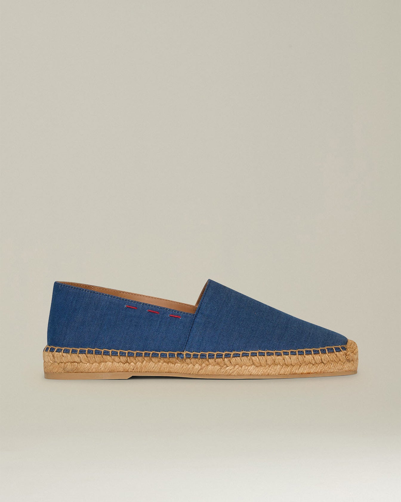 Kiton Shoes Espadrilles Denim Jutesohle