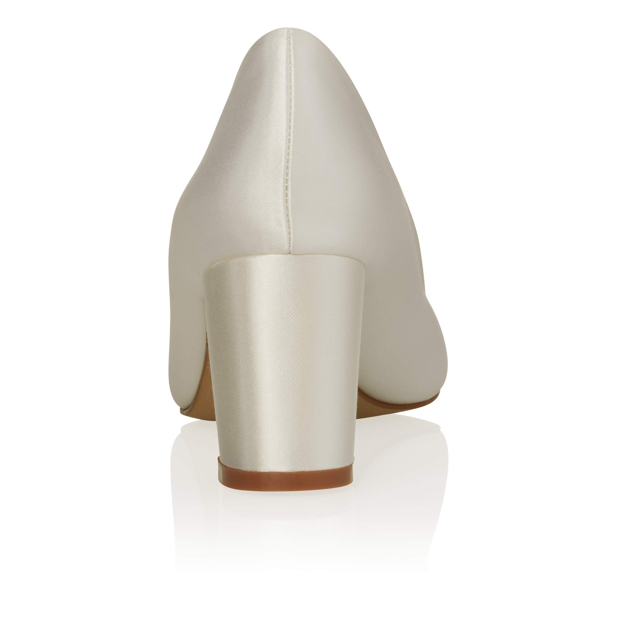 Rainbow Club Timeless Debora Braut-Pumps Ivory Satin 6,5 cm
