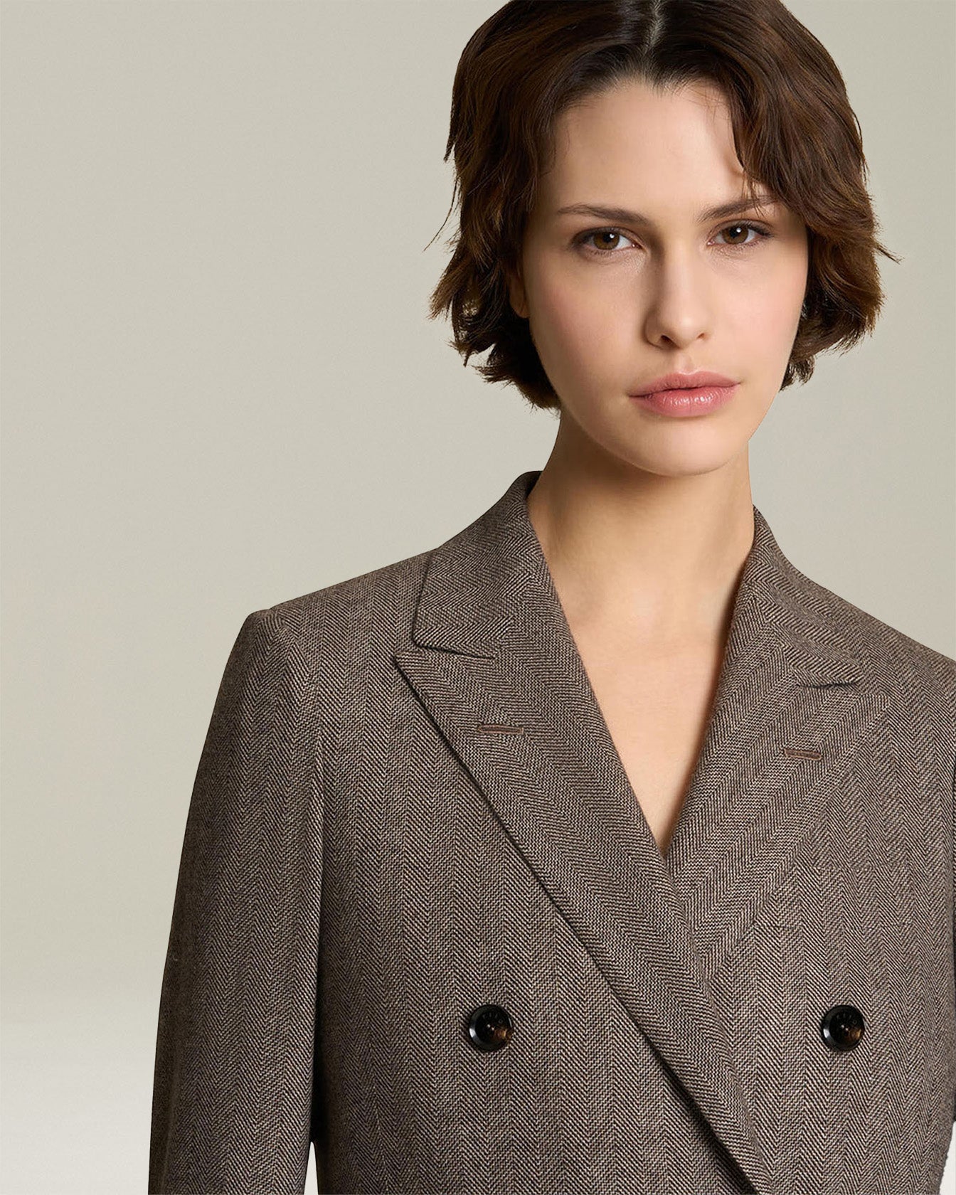 Kiton Doppiopetto Mantel Wolle Kaschmir Damen