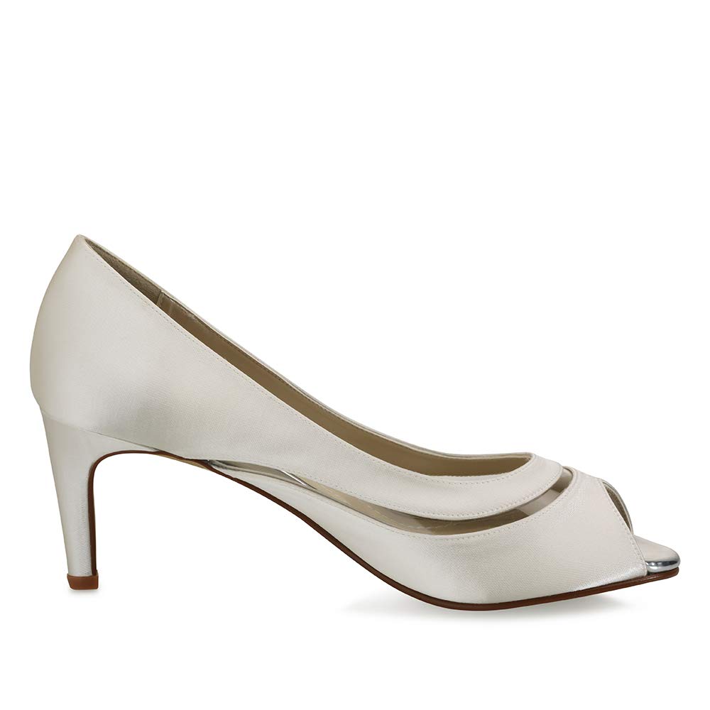 Rainbow Club Timeless Cressida Peeptoe Ivory Gr. 36