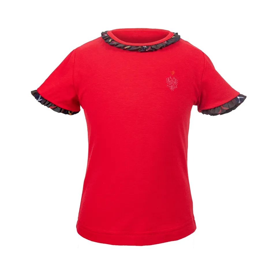 Rettl Kids Ruby Shirt kurzarm rubinrot Jersey