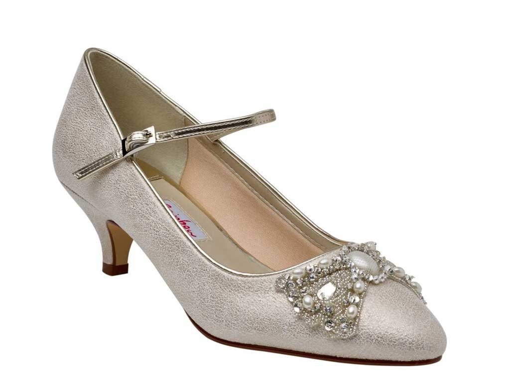 Rainbow Club Anastacia Pumps Gold-Champagner Gr.36,5