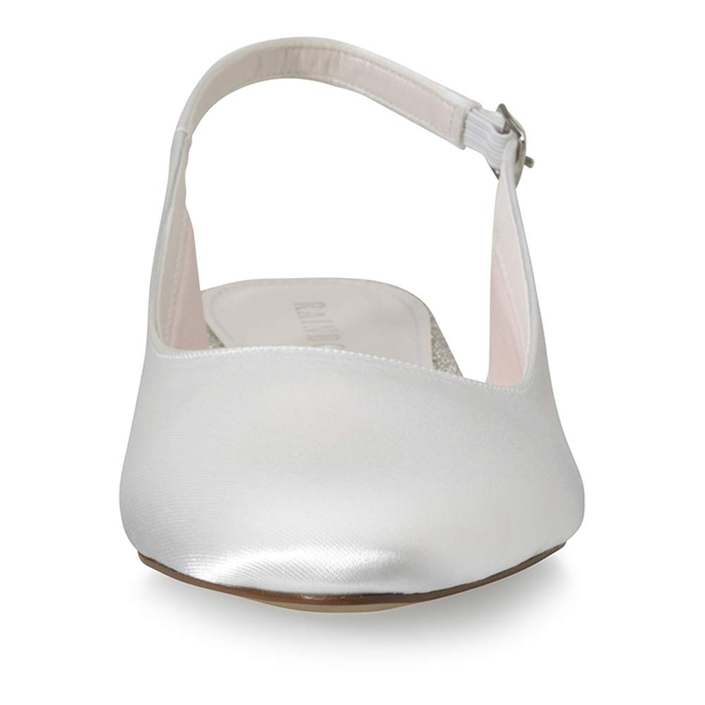 Rainbow Club Essentials Alise Ivory Satin Slingback Gr. 37
