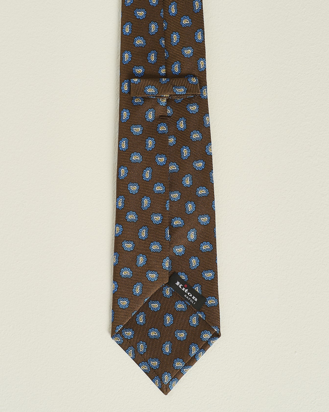 Kiton Patterned Silk Krawatte Seide Gemustert TU