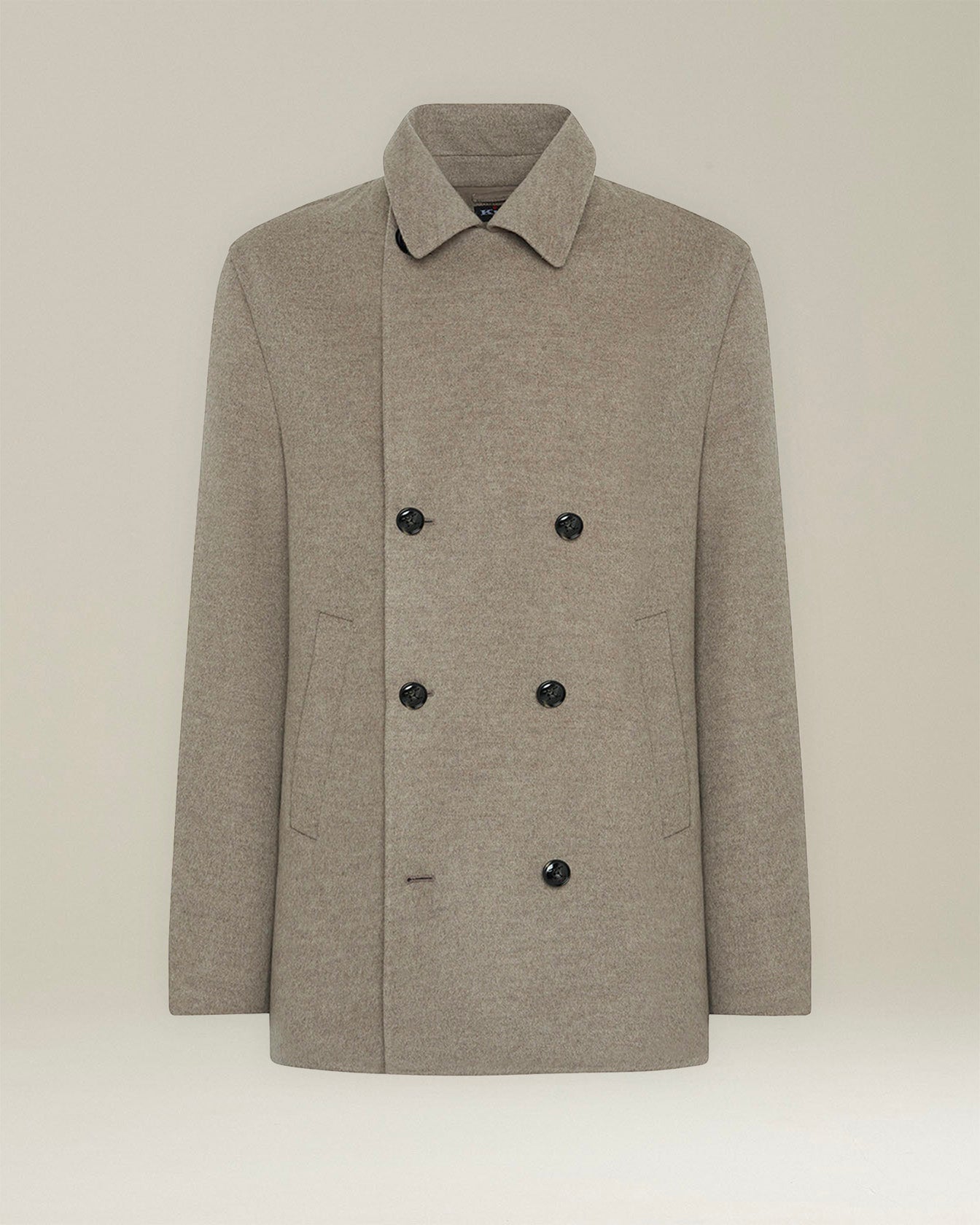 Kiton Caban Cashmere Mantel Double Hornknöpfe