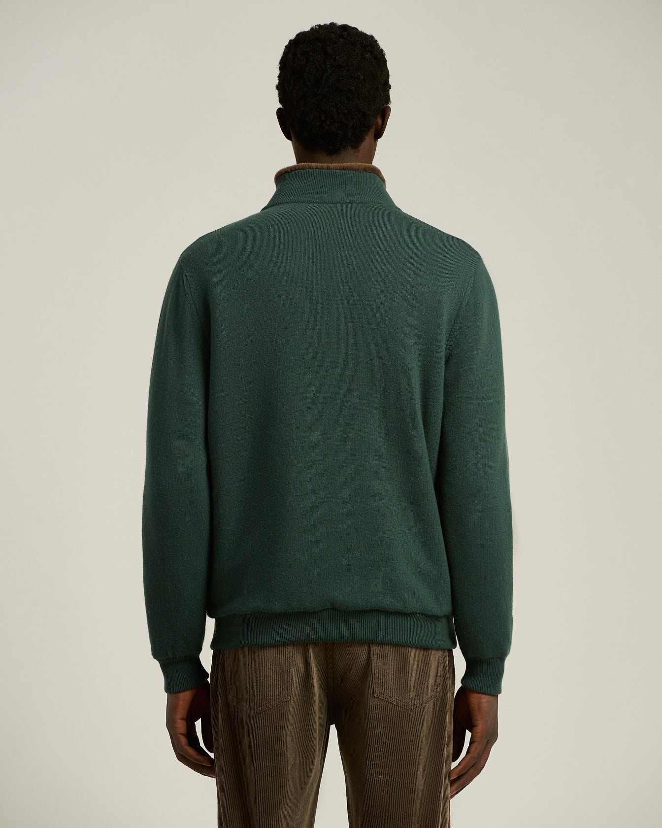 Kiton Jackets Jacke braun Kaschmir Zip Regular