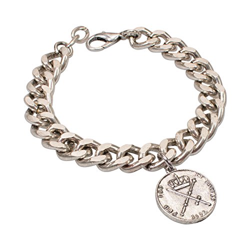 Alpenflüstern DAHEIM HAB003 Trachtenarmband Münze antik-silber