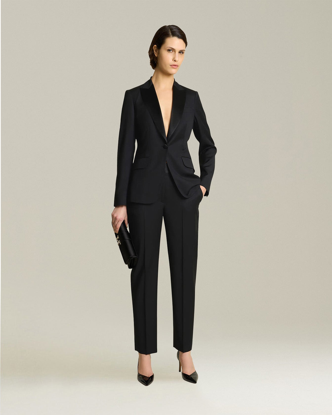 Kiton Suits GIACCA TUXEDO IN LANA Smoking Wolle