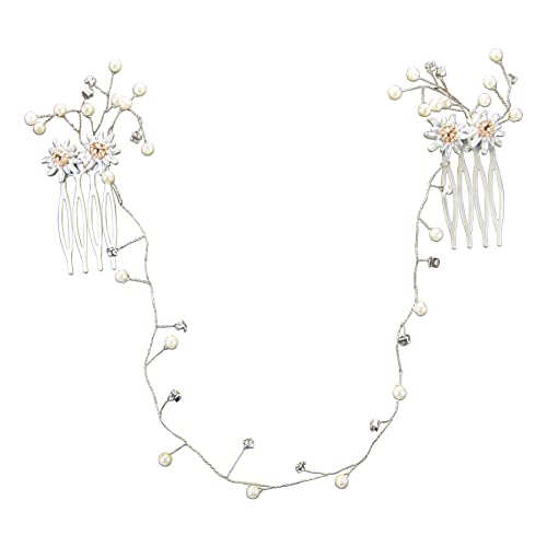 Alpenflüstern DAHEIM Greta ADV134 Haarkamm Edelweiss creme-weiß