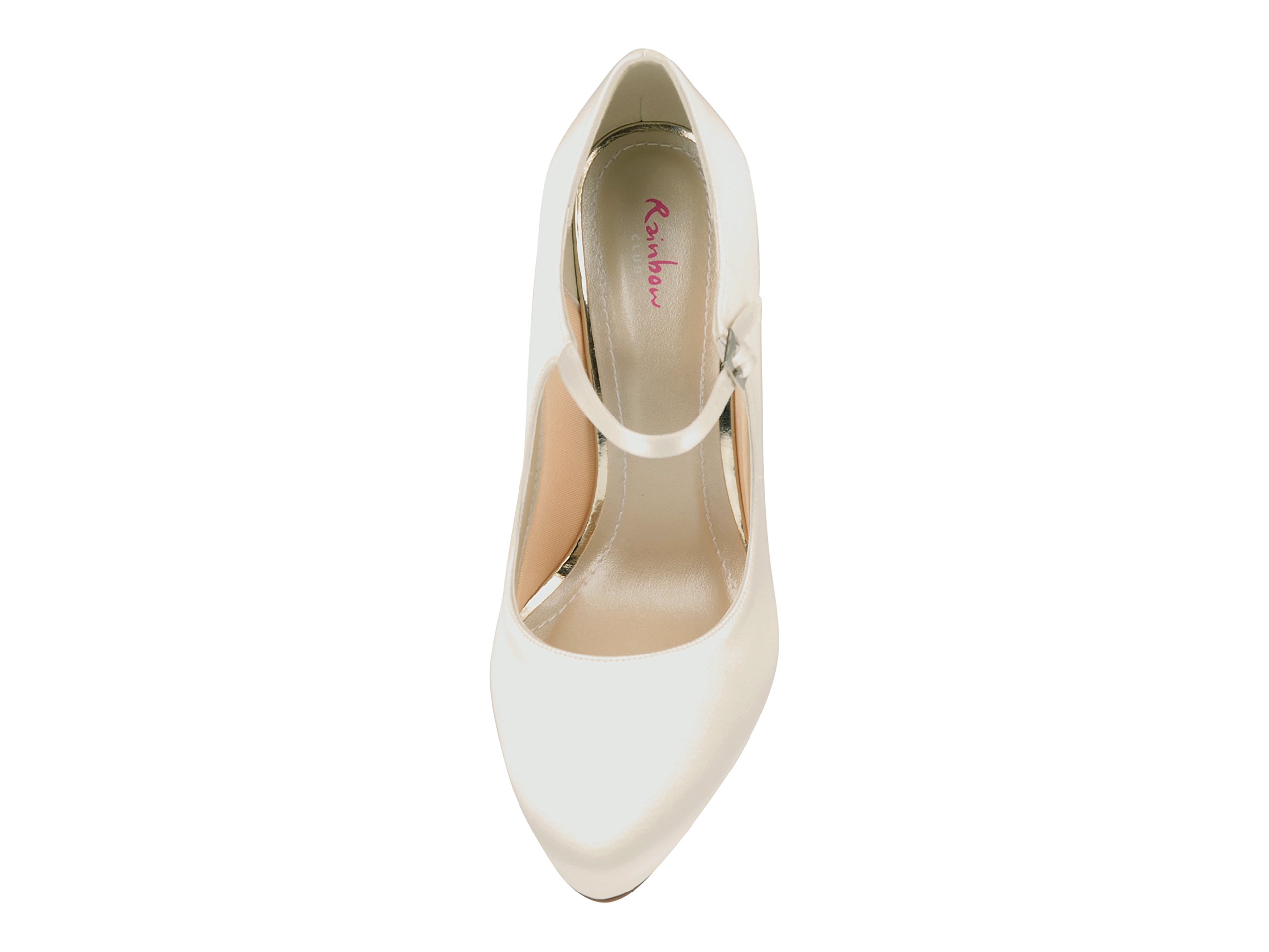 Rainbow Club Timeless Hana Pumps Brautschuhe ivory Satin Riemchen
