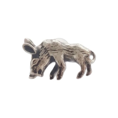 Alpenflüstern DAHEIM API151 Ansteck-Pin Wildschwein antik-silber