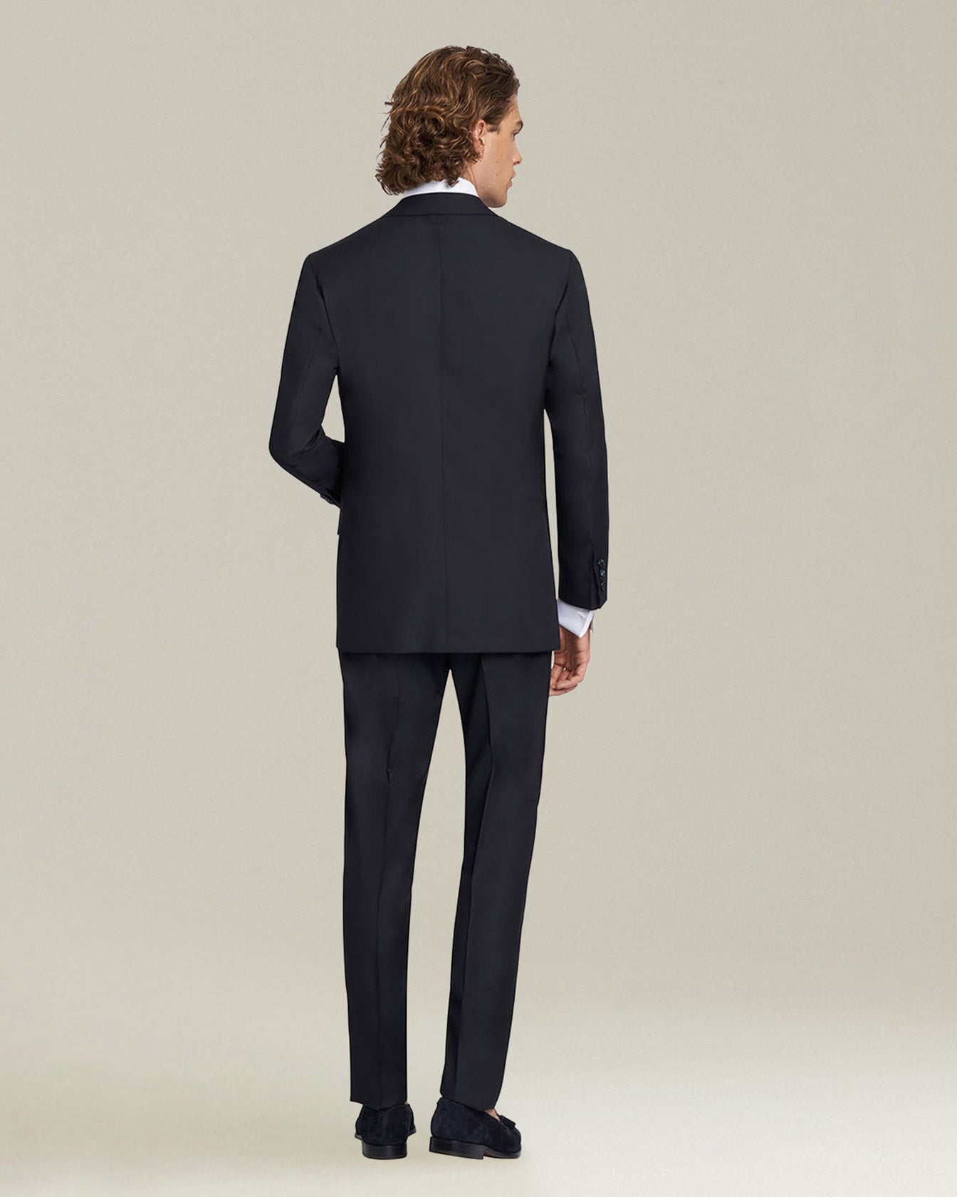 Kiton Suits Abito Lana Anzug navy Wolle 14 Micron