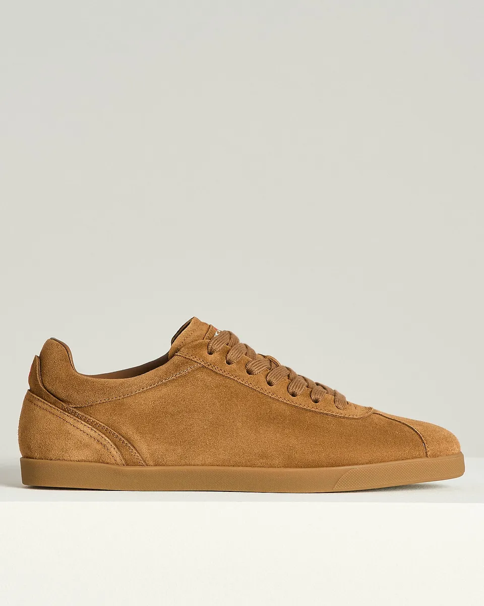 Kiton Sneaker Cognac Gr. 42 Wildleder Sohle Ton in Ton
