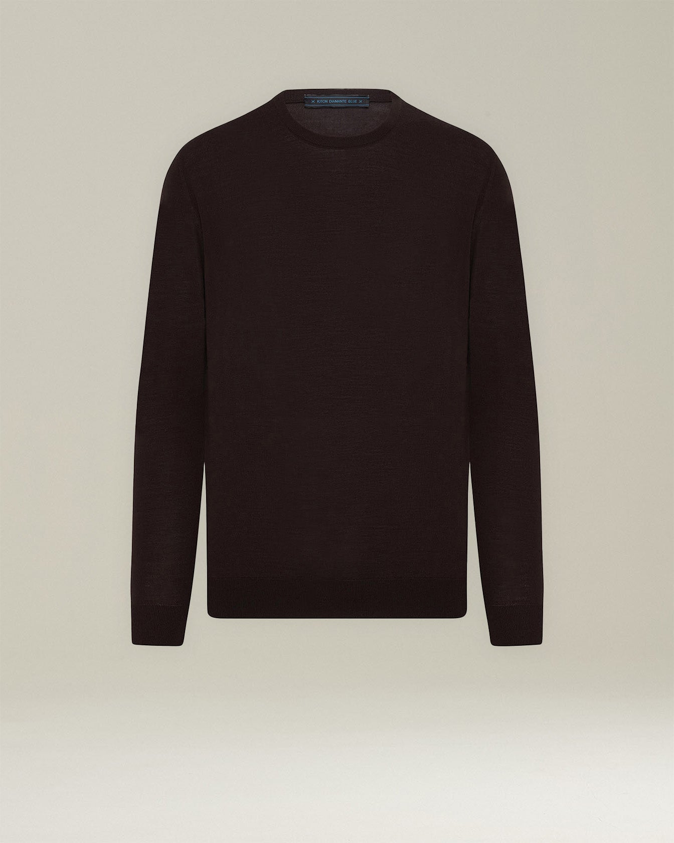Kiton Polo Blue Diamond Crew-Neck Top Wolle Gr.M
