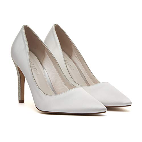 Rainbow Club Essentials Kiki Pumpe Brautschuhe ivory Satin spitz