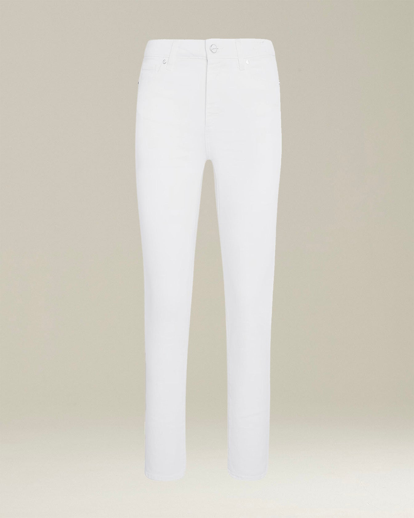 Kiton Trousers 5-Pocket Slim Jeans Baumwolle Weiß