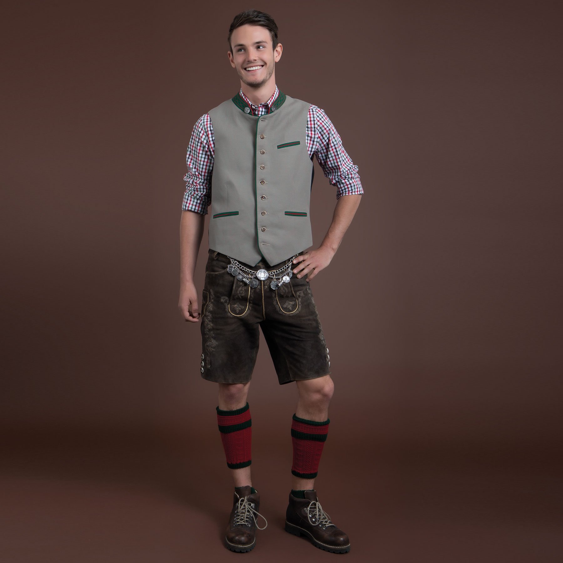 Alpenflüstern Charivari Biermarken Lederhosen-Schmuck 34 cm