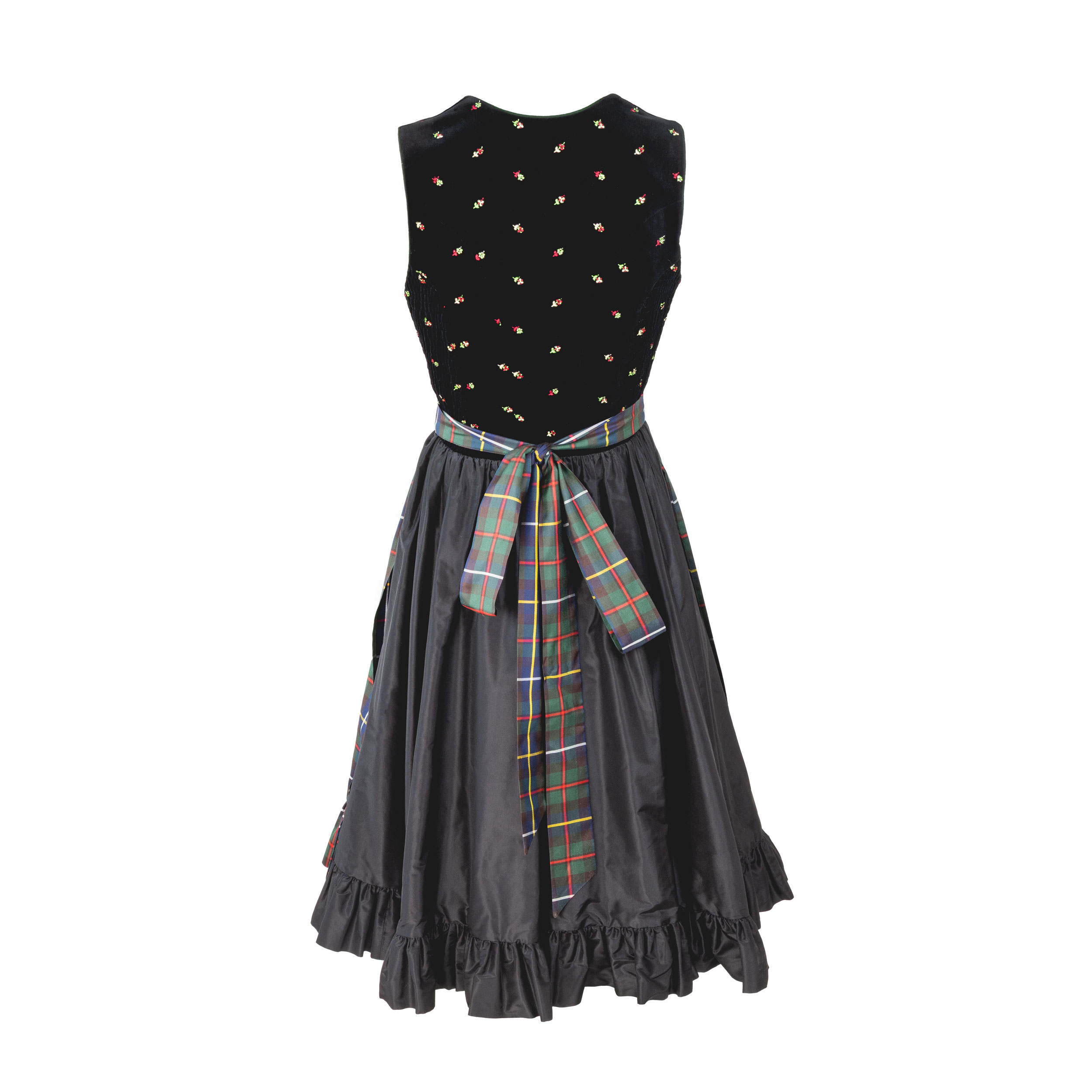 Rettl Kärntner Damen Dirndl lang grün 95 cm