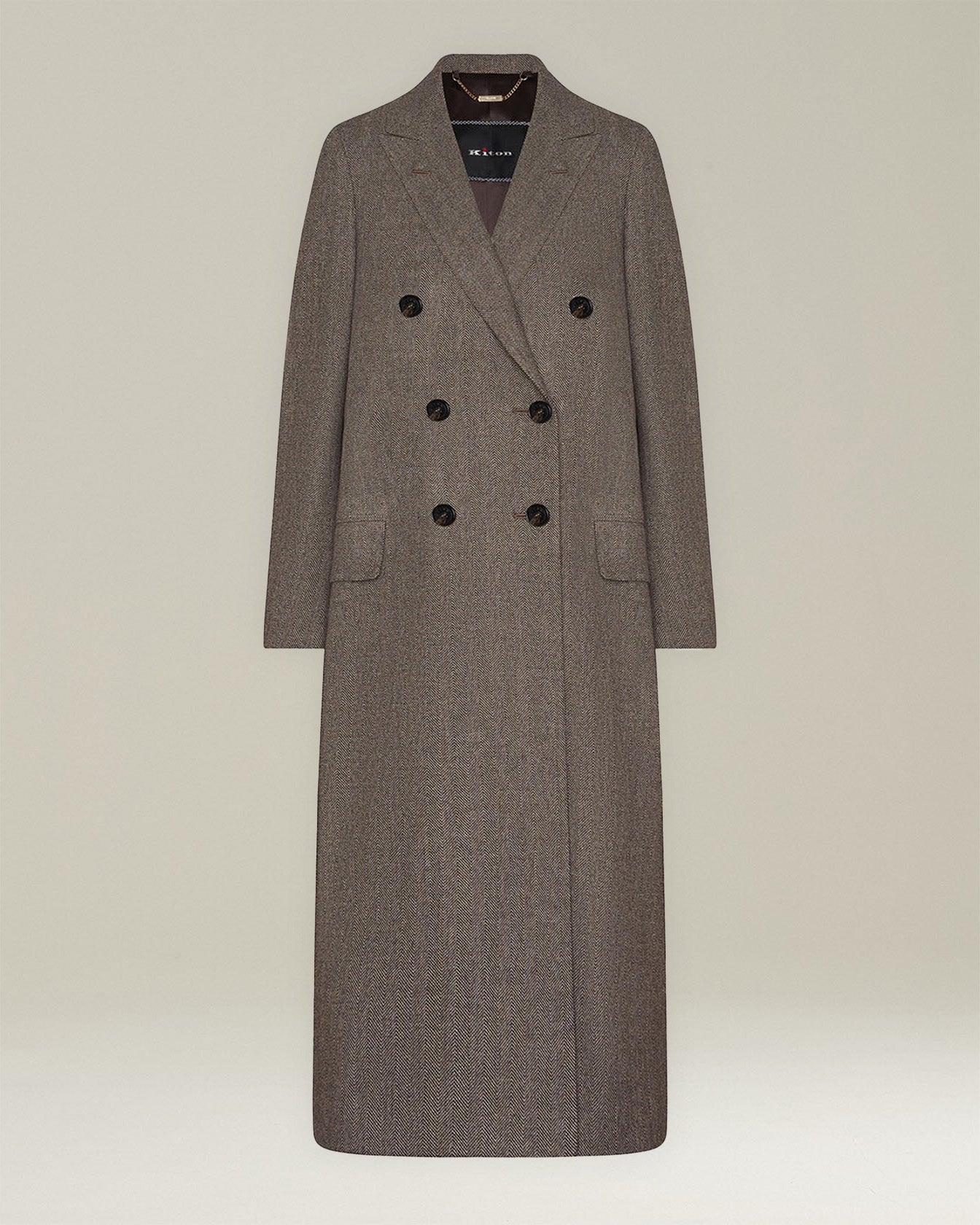 Kiton Doppiopetto Mantel Wolle Kaschmir Damen