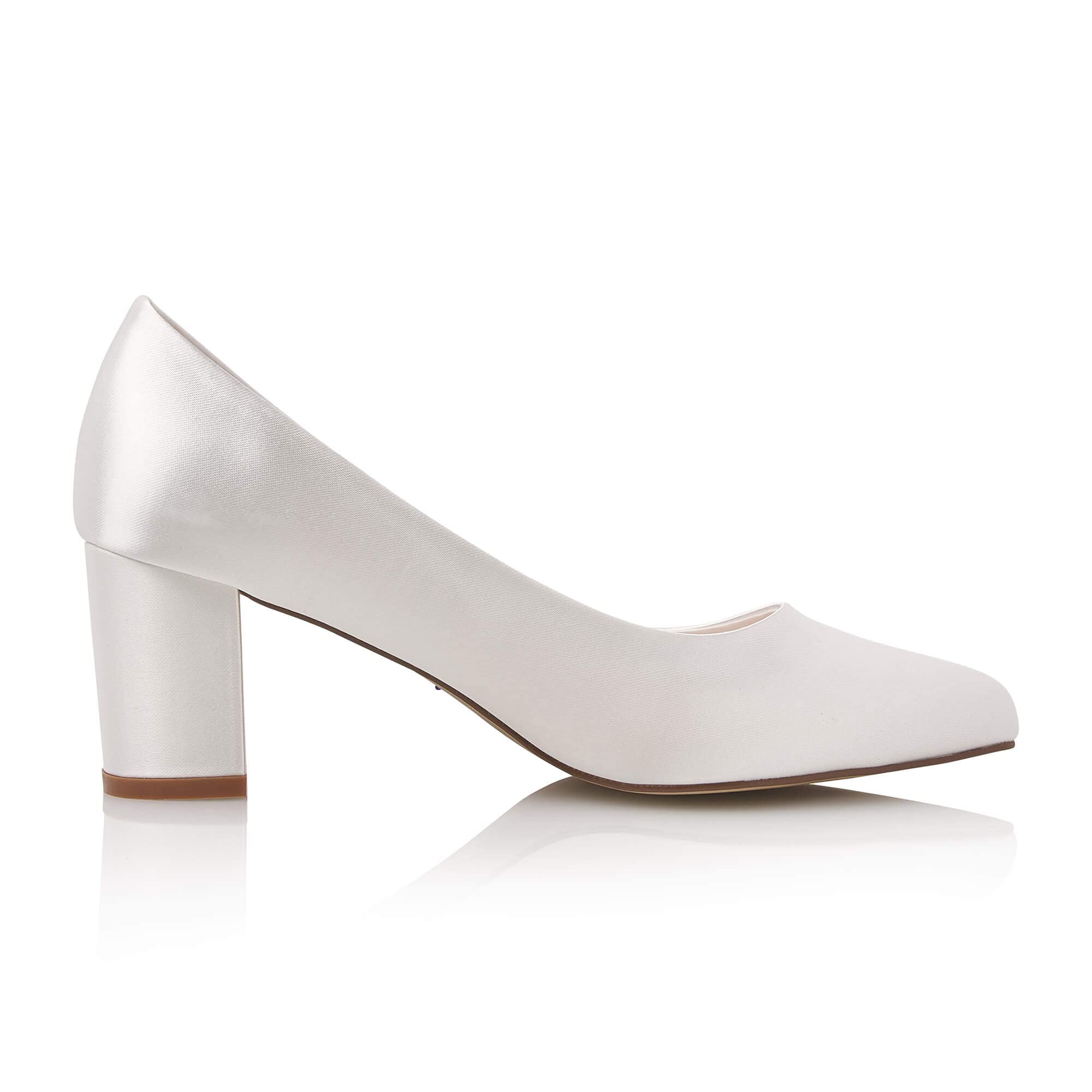 Rainbow Club Wide Fit Bo Brautpumps Ivory Satin 6,5cm