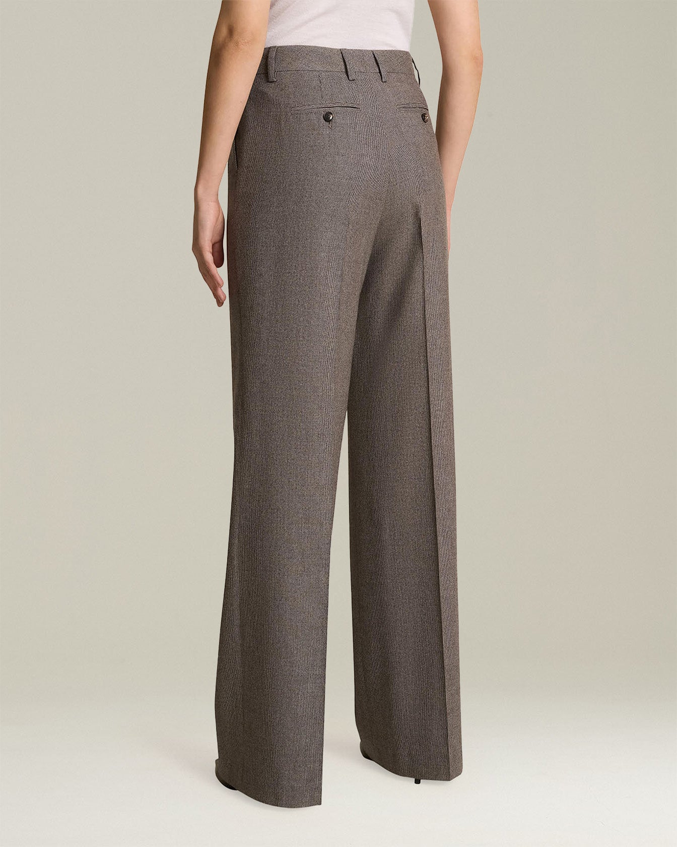 Kiton Hose Damen Wolle Kaschmir Gerade Gr. 40