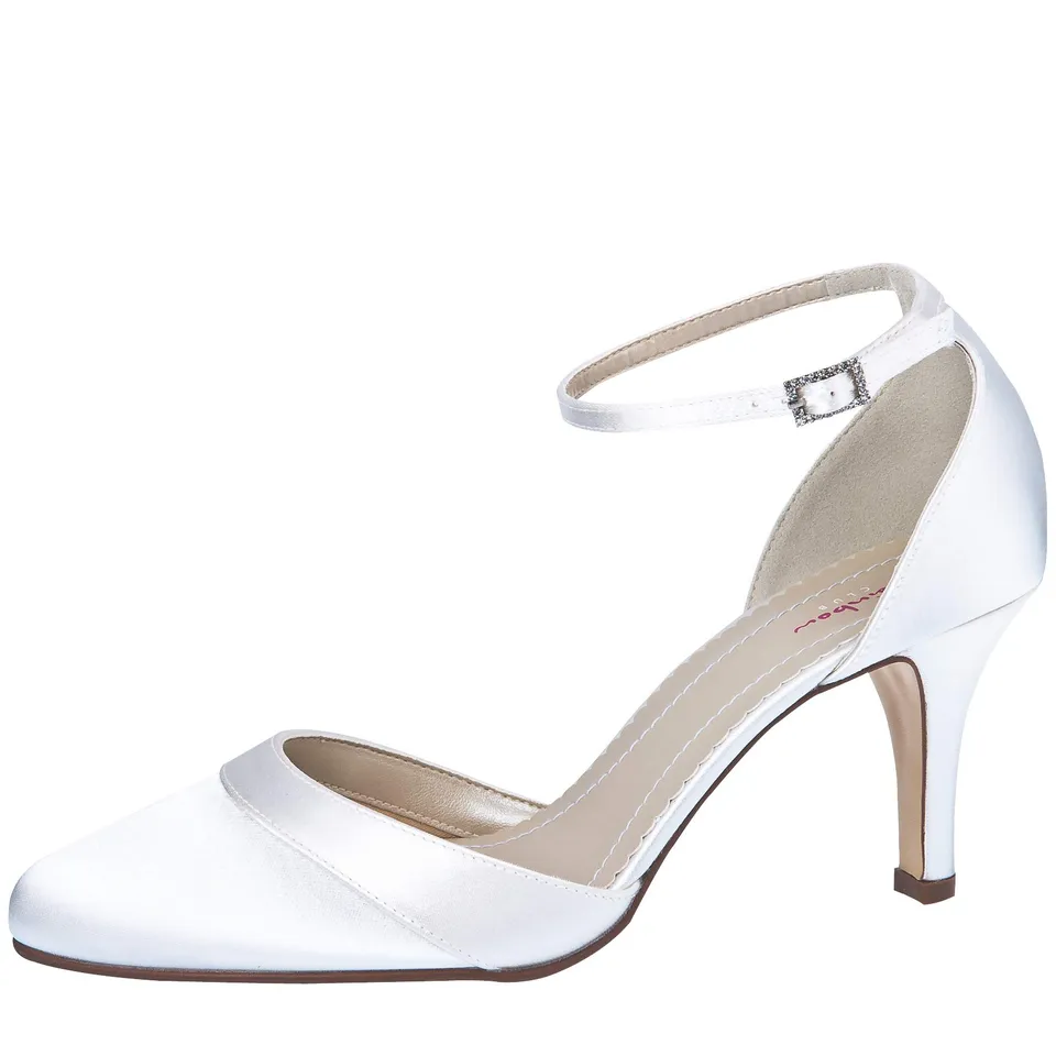 Rainbow Club Timeless Amanda Brautpumps White Satin