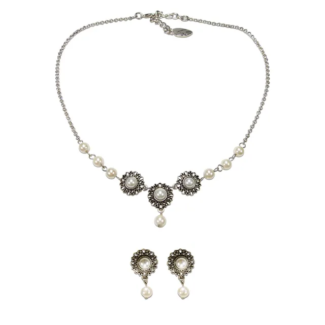 Alpenflüstern DAHEIM Helena SET059 Schmuckset antik-silber