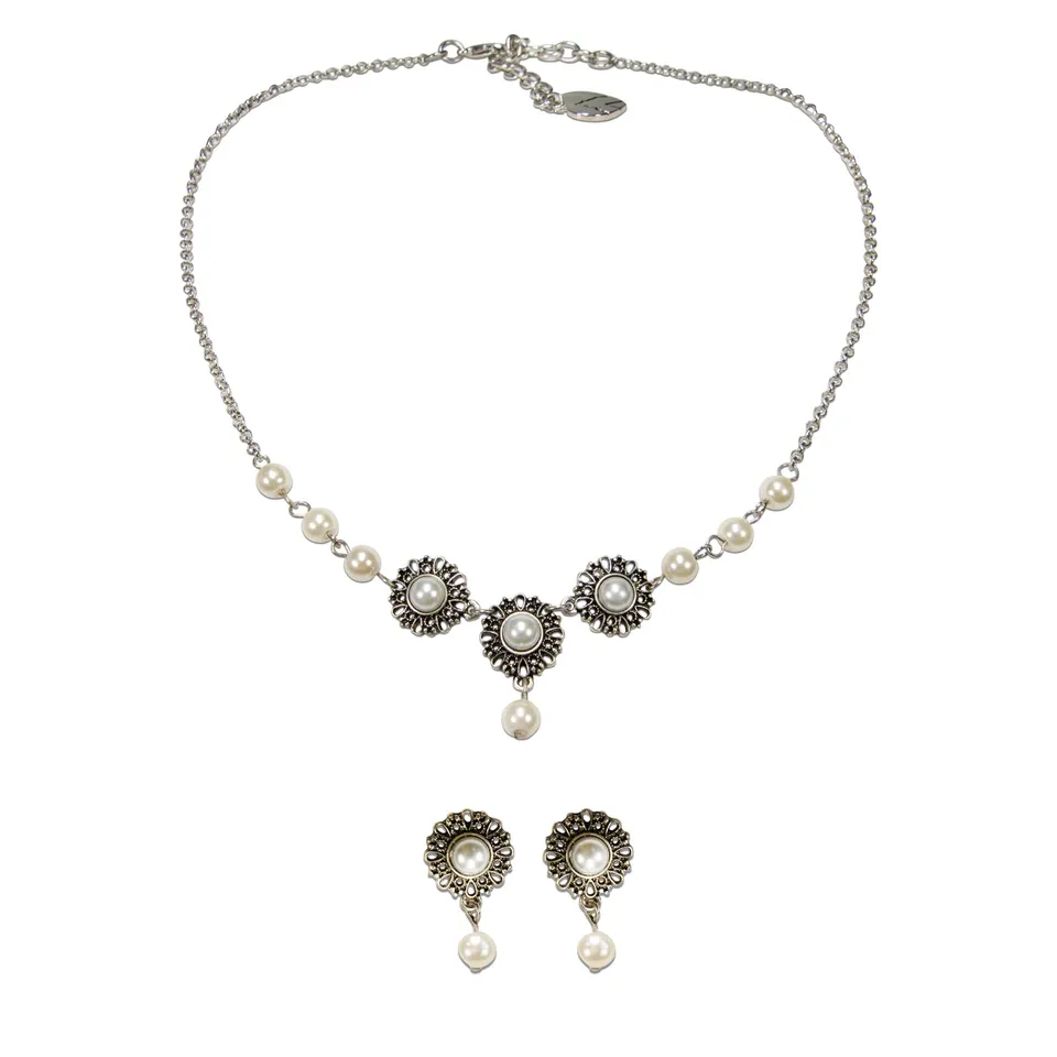 Alpenflüstern DAHEIM Helena SET059 Schmuckset antik-silber
