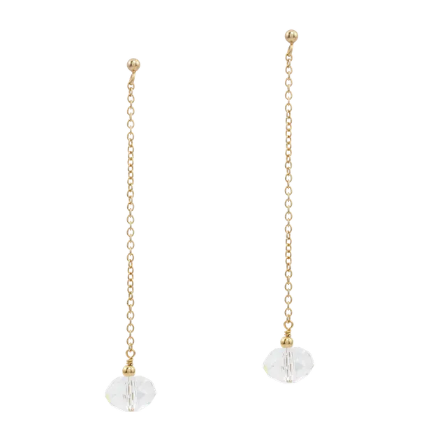 Juvelan Mystical Ohrhänger Kristall Gold 7,5 cm