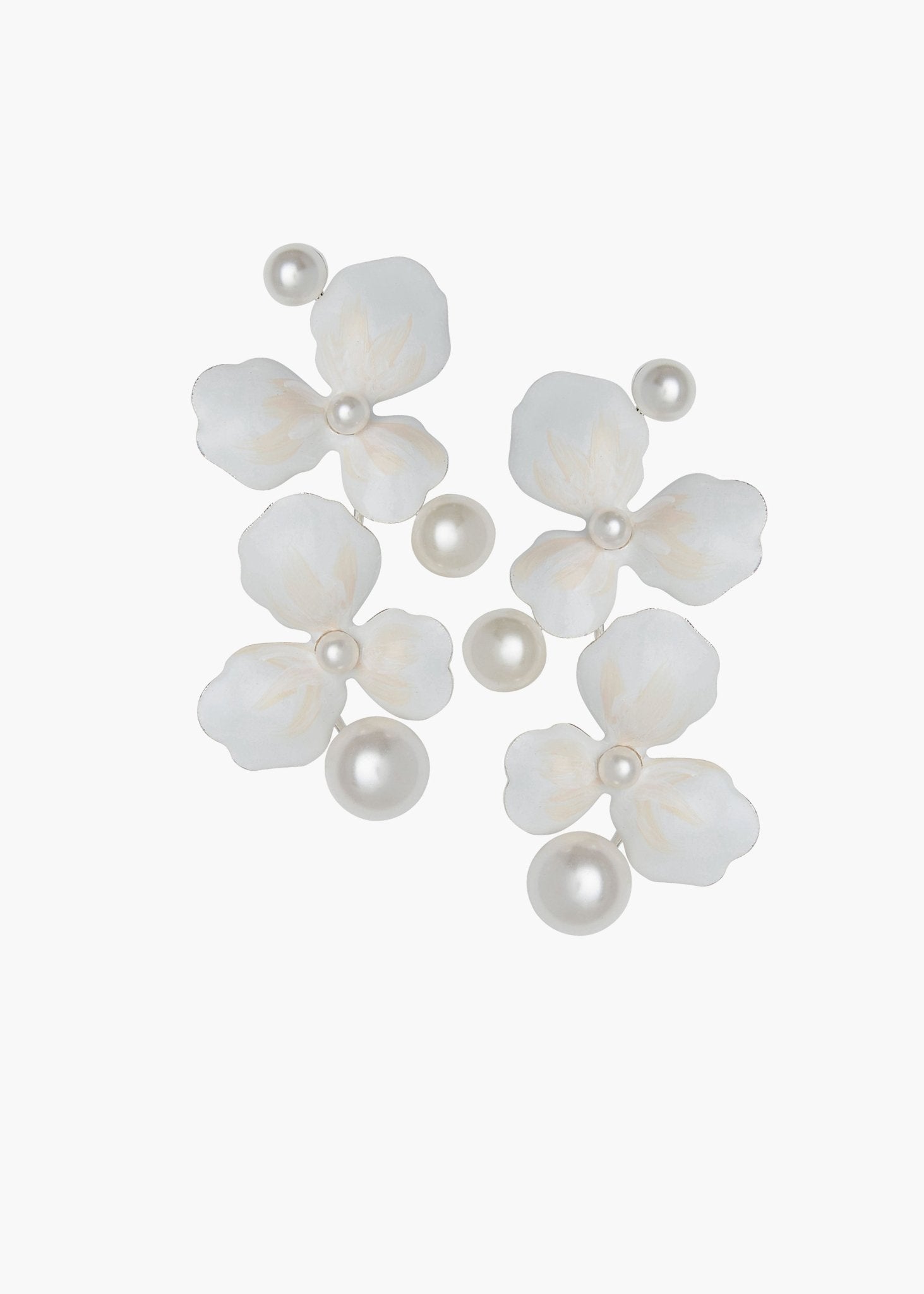 Elizabeth Bower Orchid Blush Pearl Ohrringe Gold