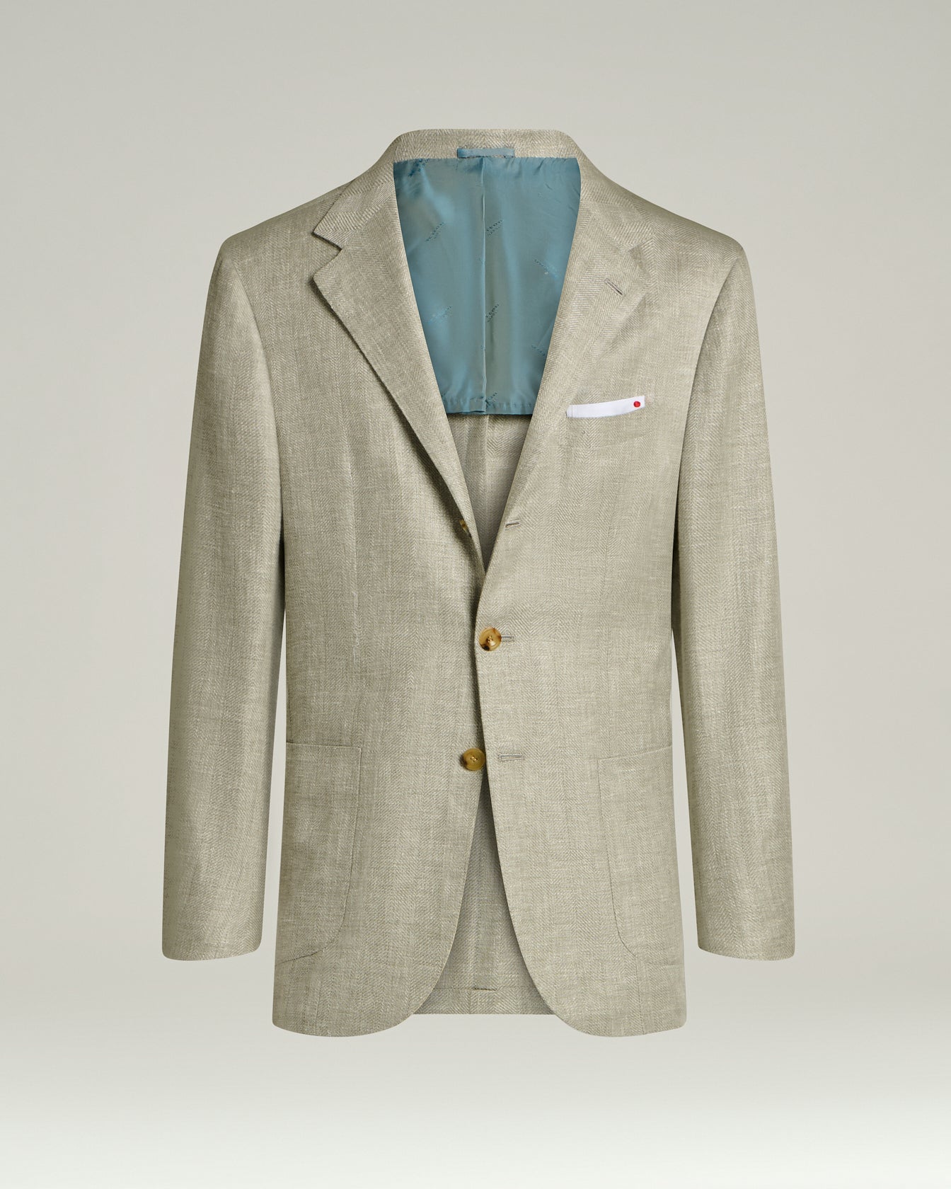 Kiton Jackets Sakko Leinen Kaschmir Seide einreihig
