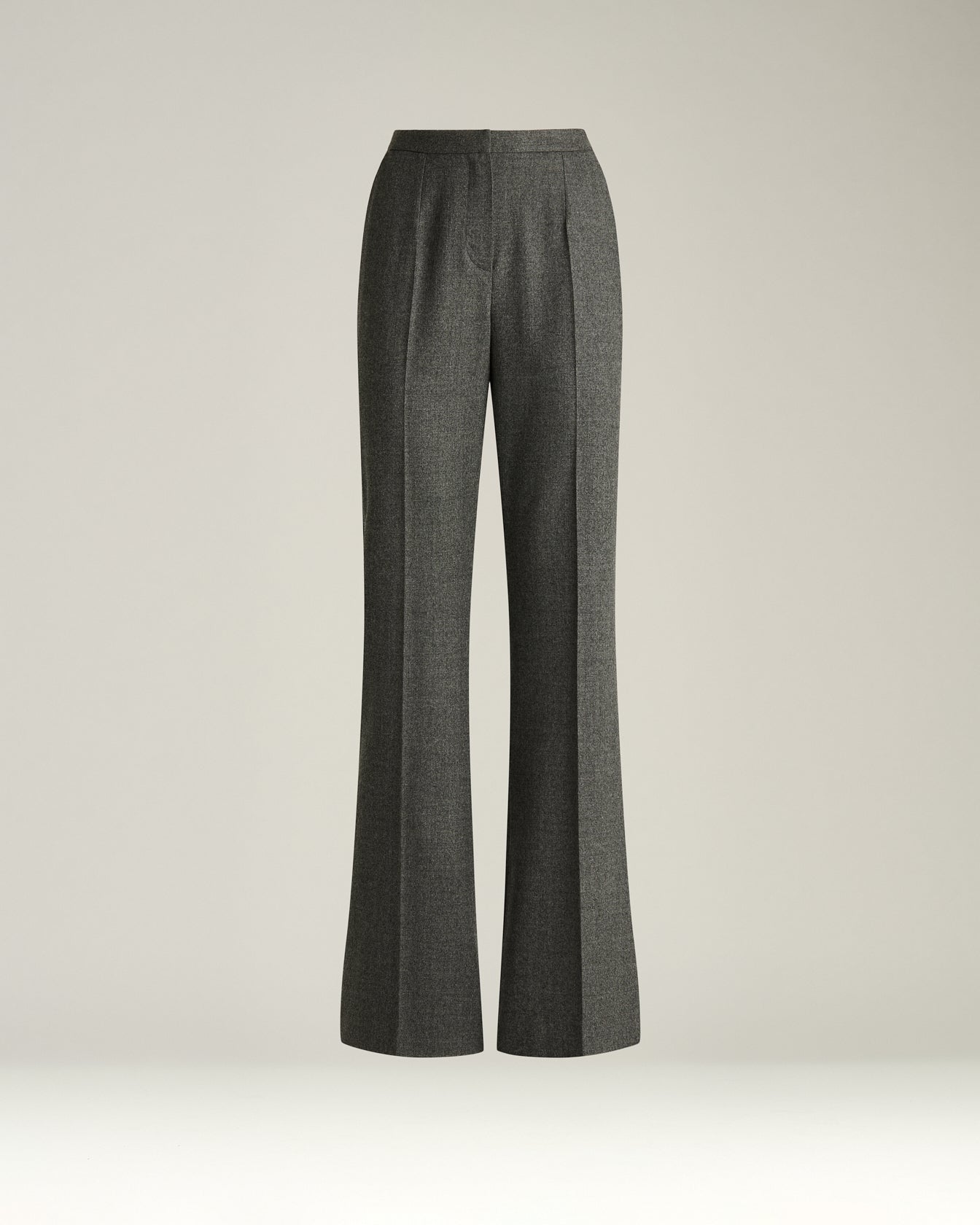 Kiton Trousers Stoffhose grau Gr. 44 Virgin-Wolle Wide-Leg