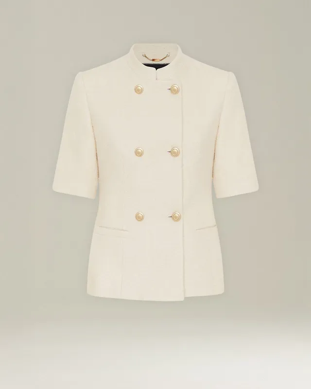 Kiton Double-Breasted Blazer Kaschmir Seide Gr.44