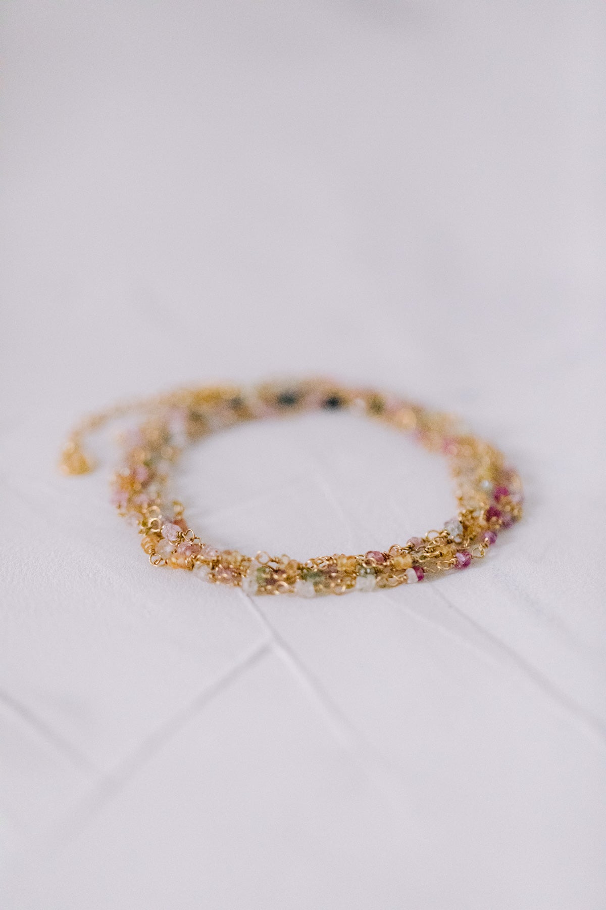 Juvelan Multicolor Chameleon Wickelarmband Gold 88 cm