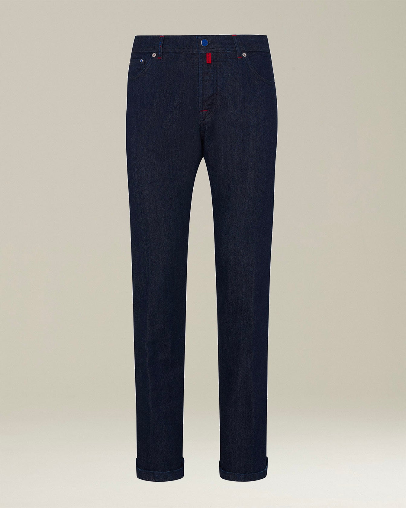 Kiton Trousers Jeans Baumwolle dunkelblau Gr.34 Slim Fit