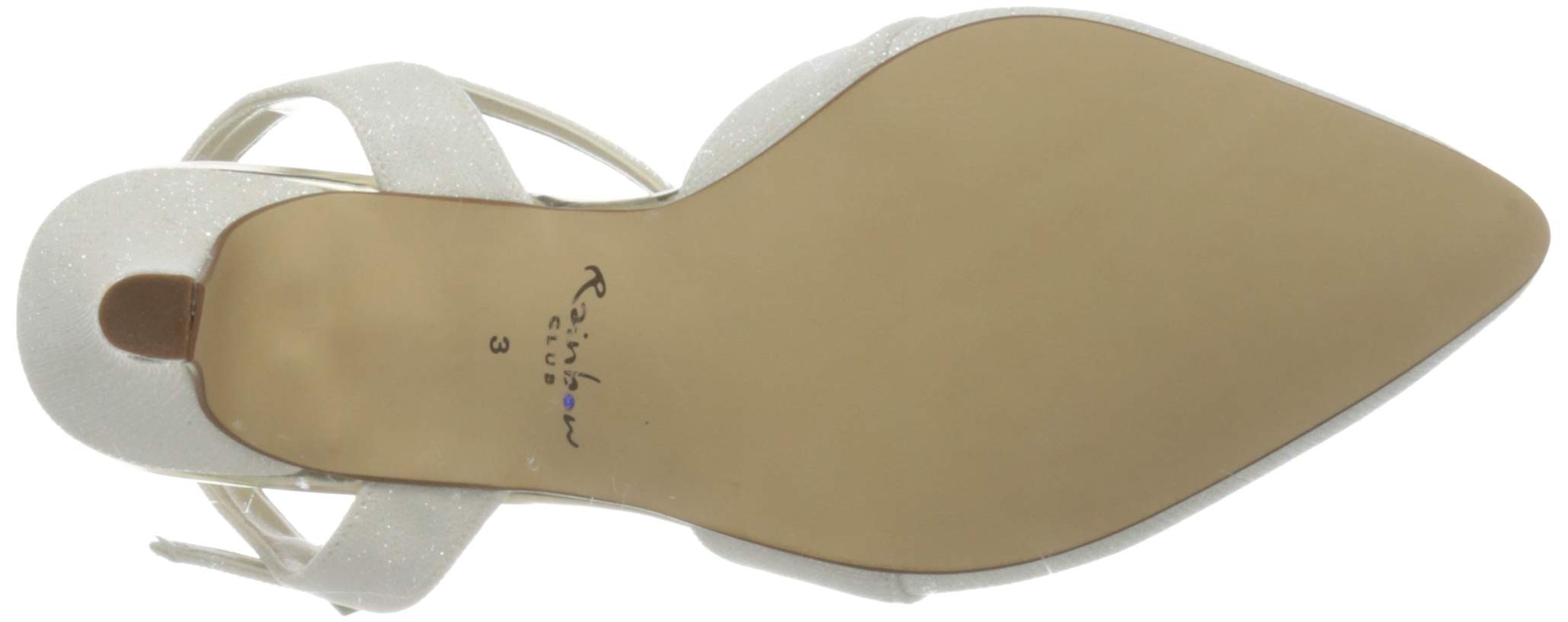 Rainbow Club Essentials Marlie Slingback Off-White Metallic