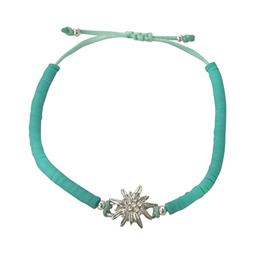 Alpenflüstern DAHEIM DAB079 Armband-Set Edelweiss Herz