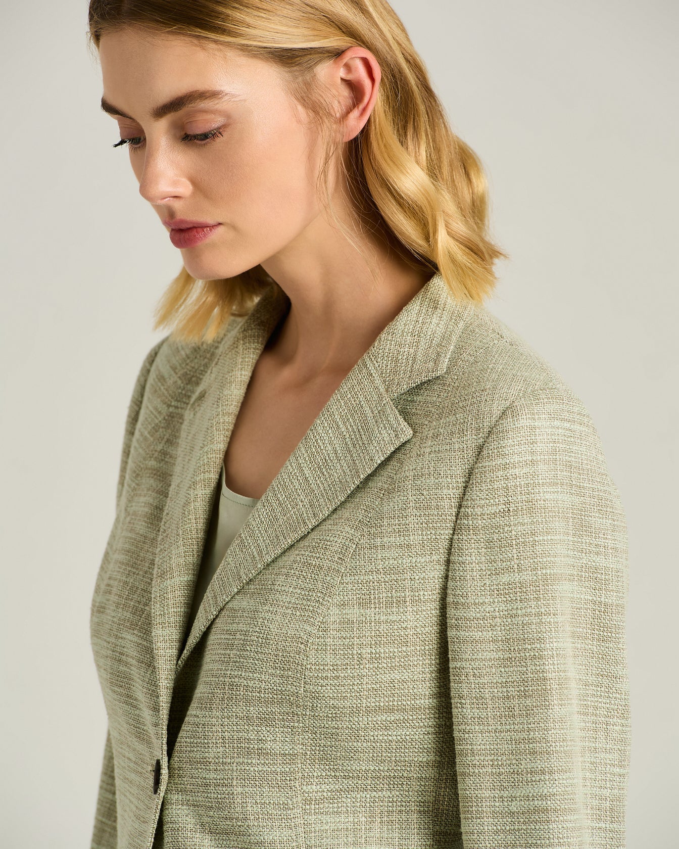 Kiton Jackets Tailored Jacket Green Blazer Sakko Wolle-Seide Gr.36-48