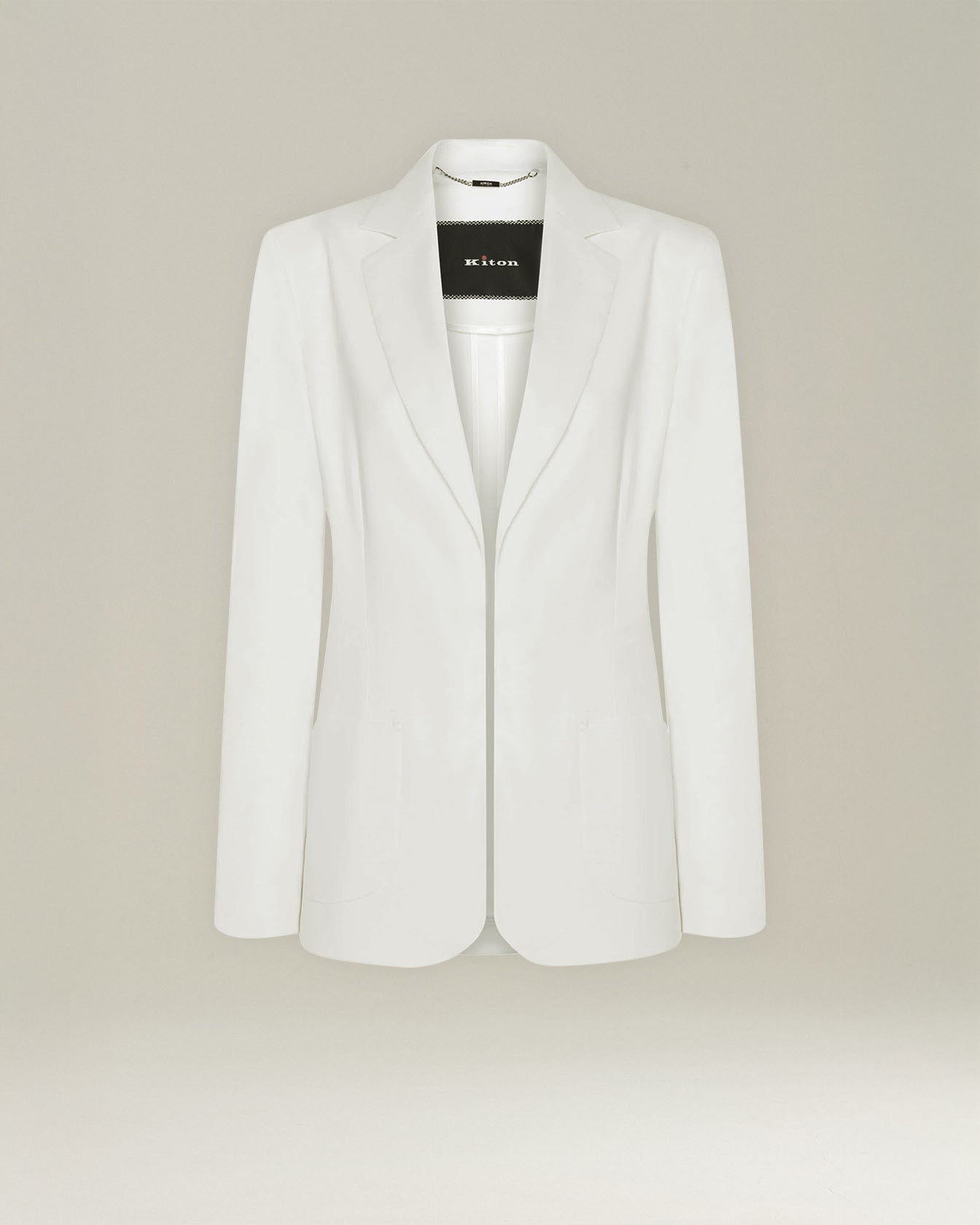 Kiton Jacket Leinen Blazer ungefüttert Gr. 48