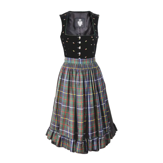Rettl Kärntner Damen Dirndl lang grün 95 cm