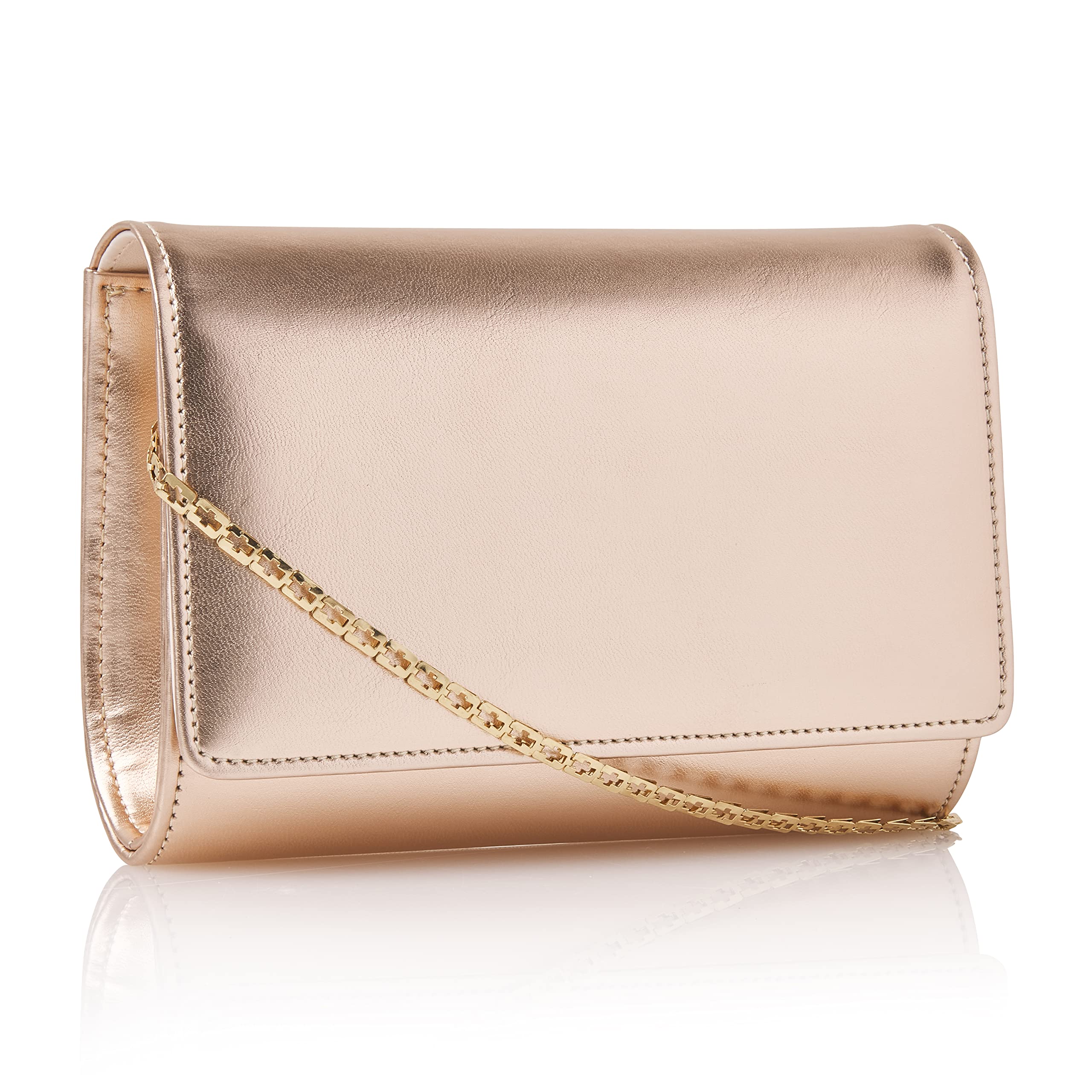 Rainbow Club Dafina Braut Clutch Rose-Gold Matt mit Kette